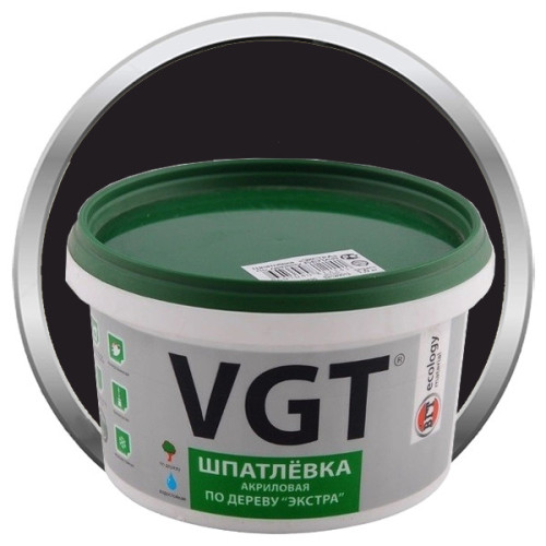 Шпатлевка по дереву VGT Экстра акриловая, универсальная, венге 1 кг